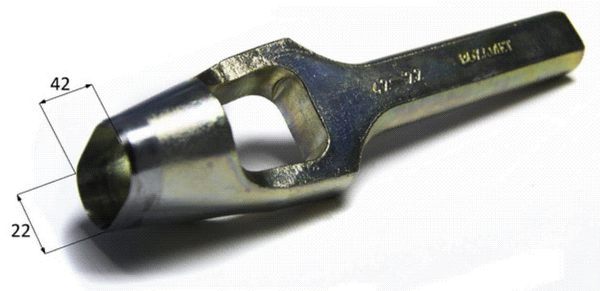 Прорезка для овального люверса 42 мм Артикул: И-240442