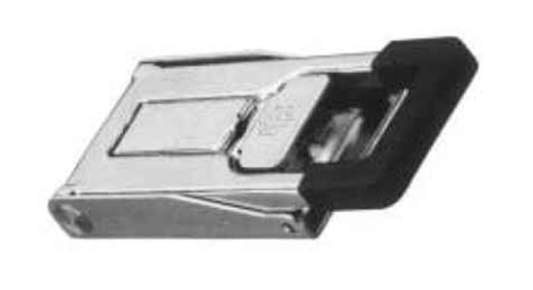 Запор штанговый , ручка "Push", диаметр 27 мм (без трубы), нержавеющая сталь. Артикул З-301010RST