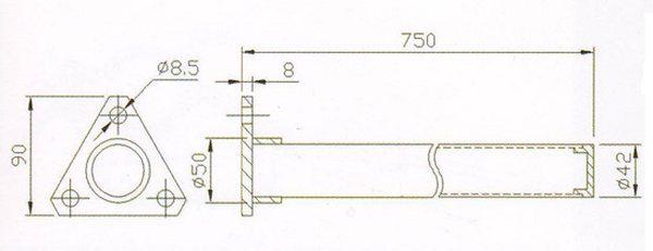 Крепление кронштейна крыла Артикул: Кр-891120