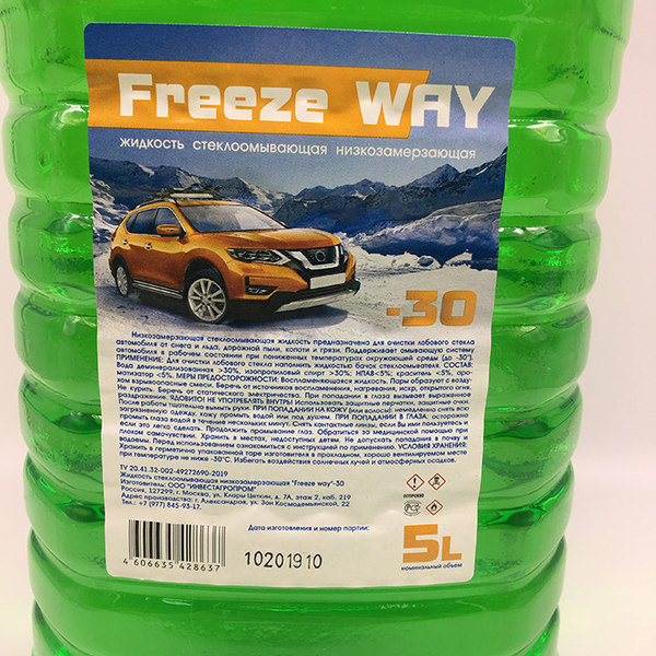 Жидкость незамерзающая IceDrive-30(green). Артикул: Н-111112
